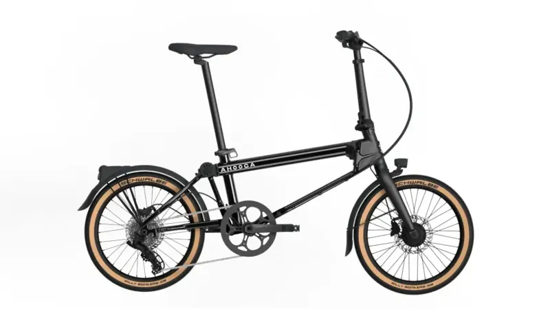 Ahooga E-MAX Derailleur Black Electric Folding Bike